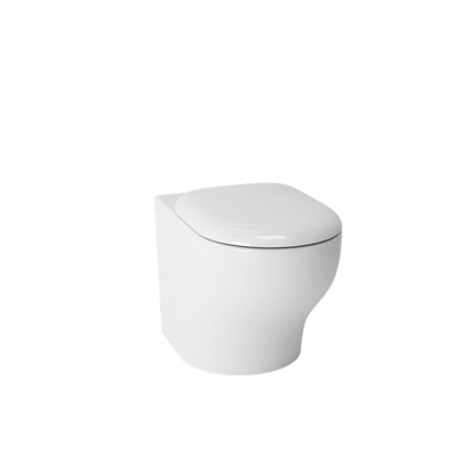 TOTO HAYON WALL FACED TOILET (D-SHAPE) GLOSS WHITE