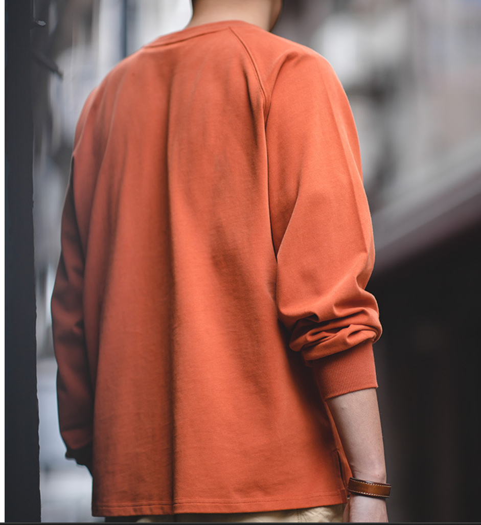 寬松長袖T恤打底衫外穿疊穿白上衣