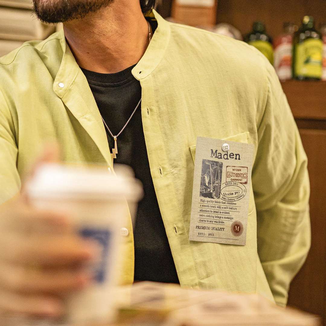 萊賽爾長袖襯衫天絲日系鬆弛感襯衣美式老錢風外套男士春