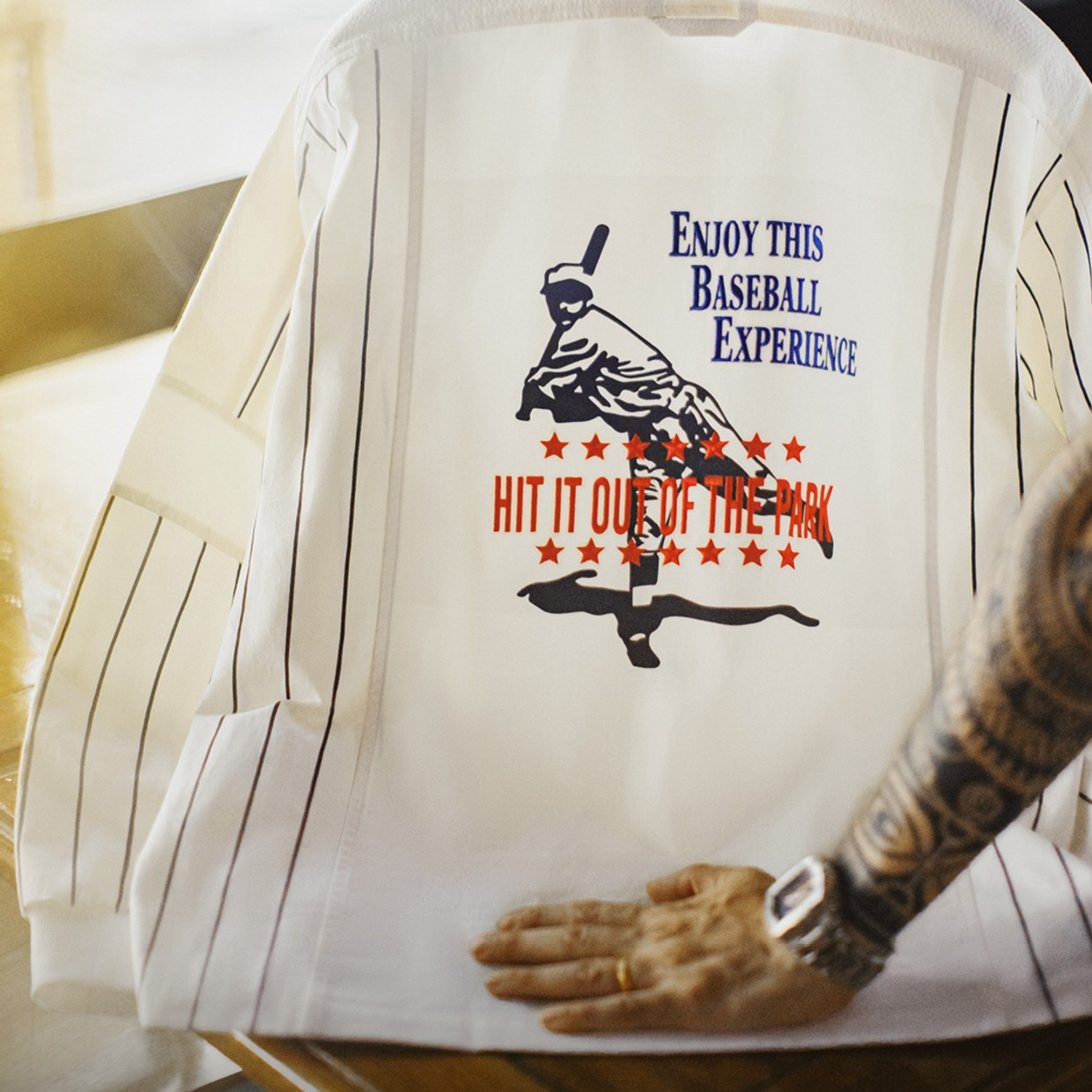 美式棒球印花polo衫拼接套頭刺繡襯衫純棉衛衣長袖男夏秋