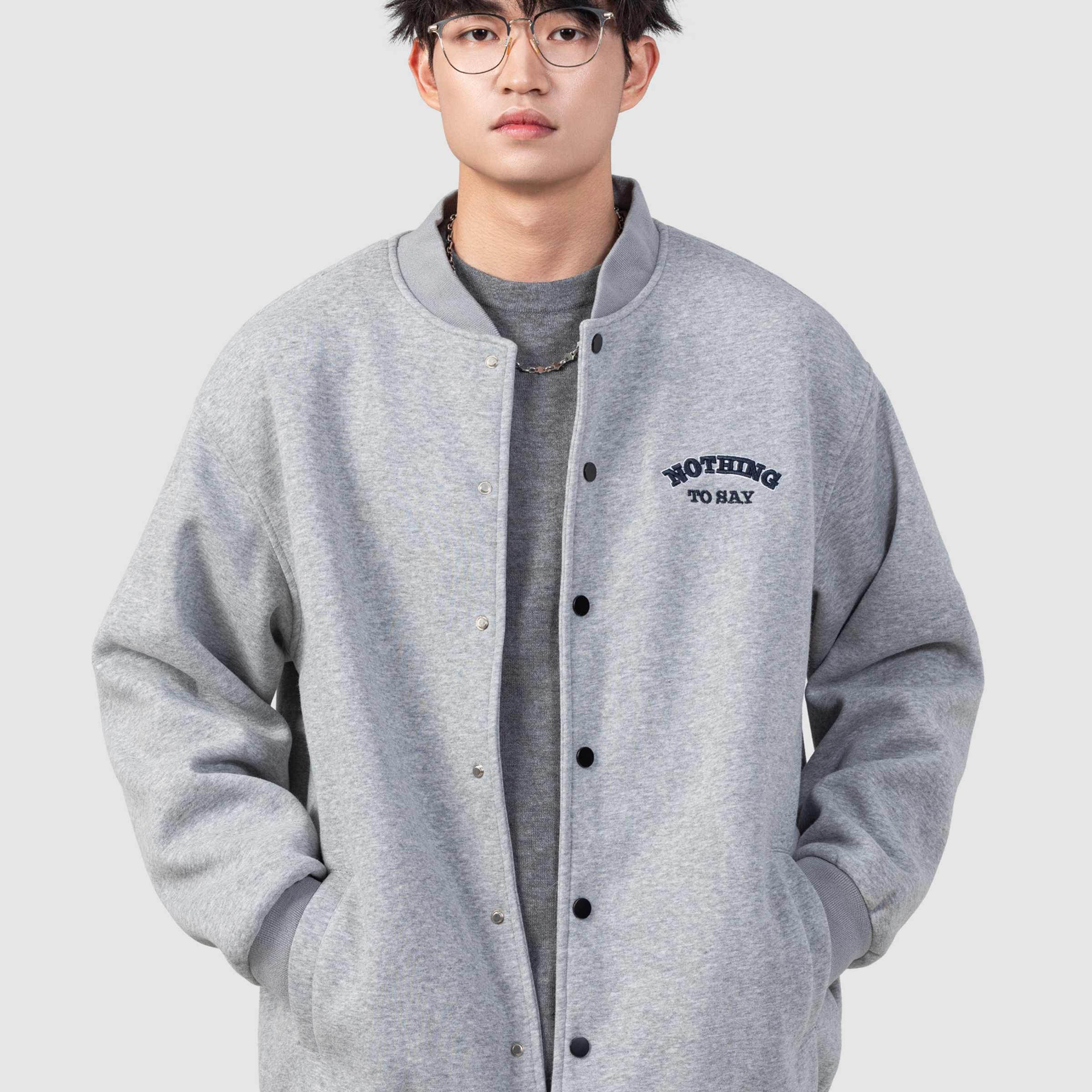 美式潮牌運動飛行員夾克情侶復古立領刺繡寬鬆棒球服男士