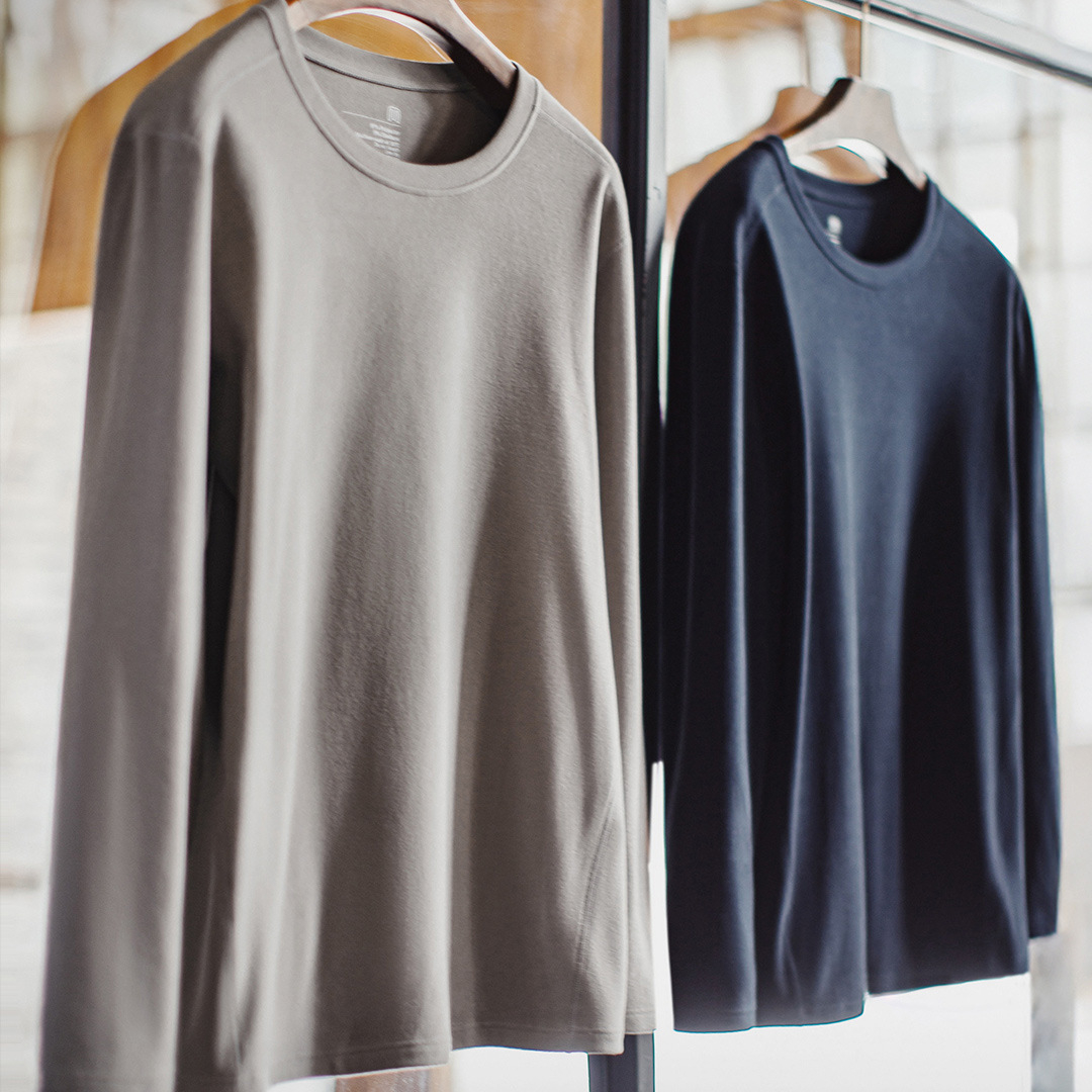 極度溫感無痕保暖內衣套裝抗菌防靜電打底衫秋衣褲男秋冬