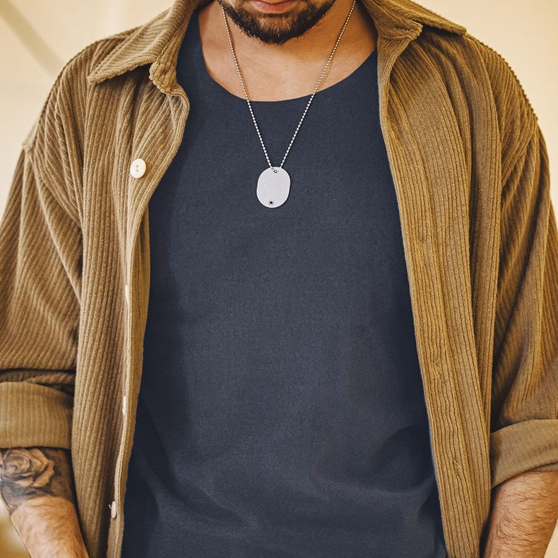 美式復古雙面絨磨毛無痕背心圓領休閒打底無袖坎肩男秋