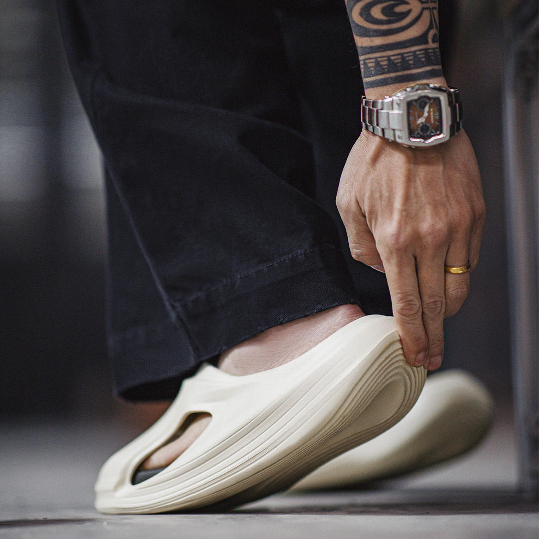 運動巡遊拖鞋2026夏季新款男外穿增高eva踩屎感椰子一字涼拖