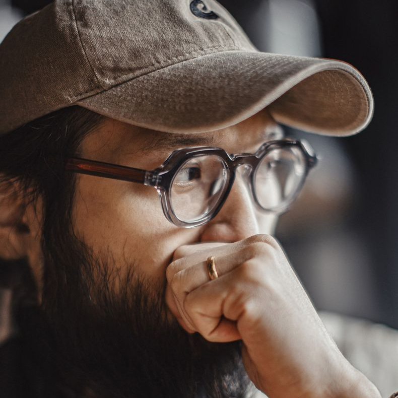 美式復古經典CrownPanto眼鏡日式圓框粗框皇冠板材鏡架男