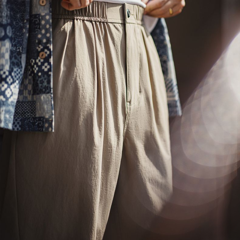 美式休閒Easypants戶外防水軟殼束腳褲休閒長褲子男春