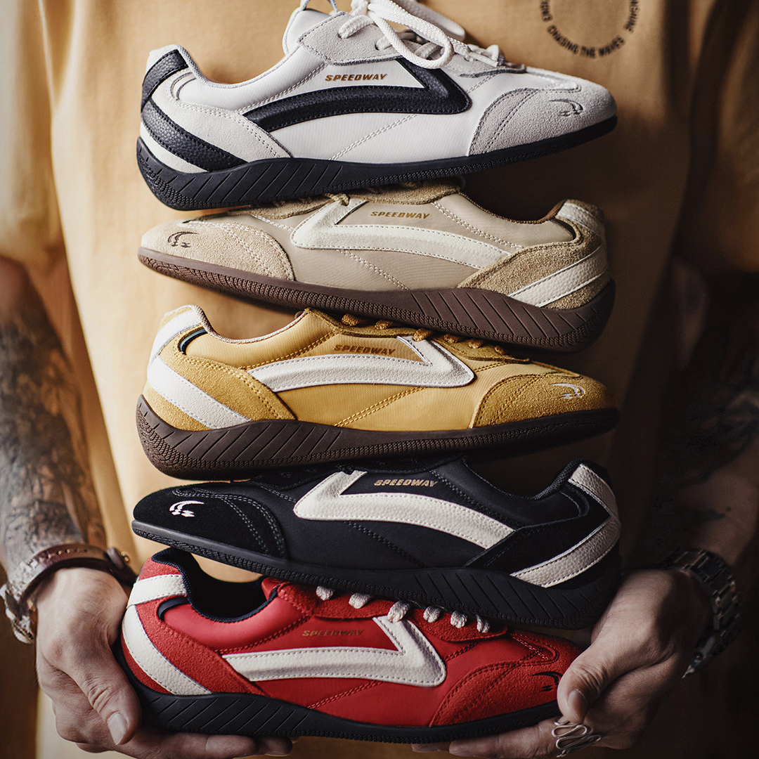 極速賽車鞋男款2025夏季新款復古透氣德訓鞋薄底運動休閒鞋子