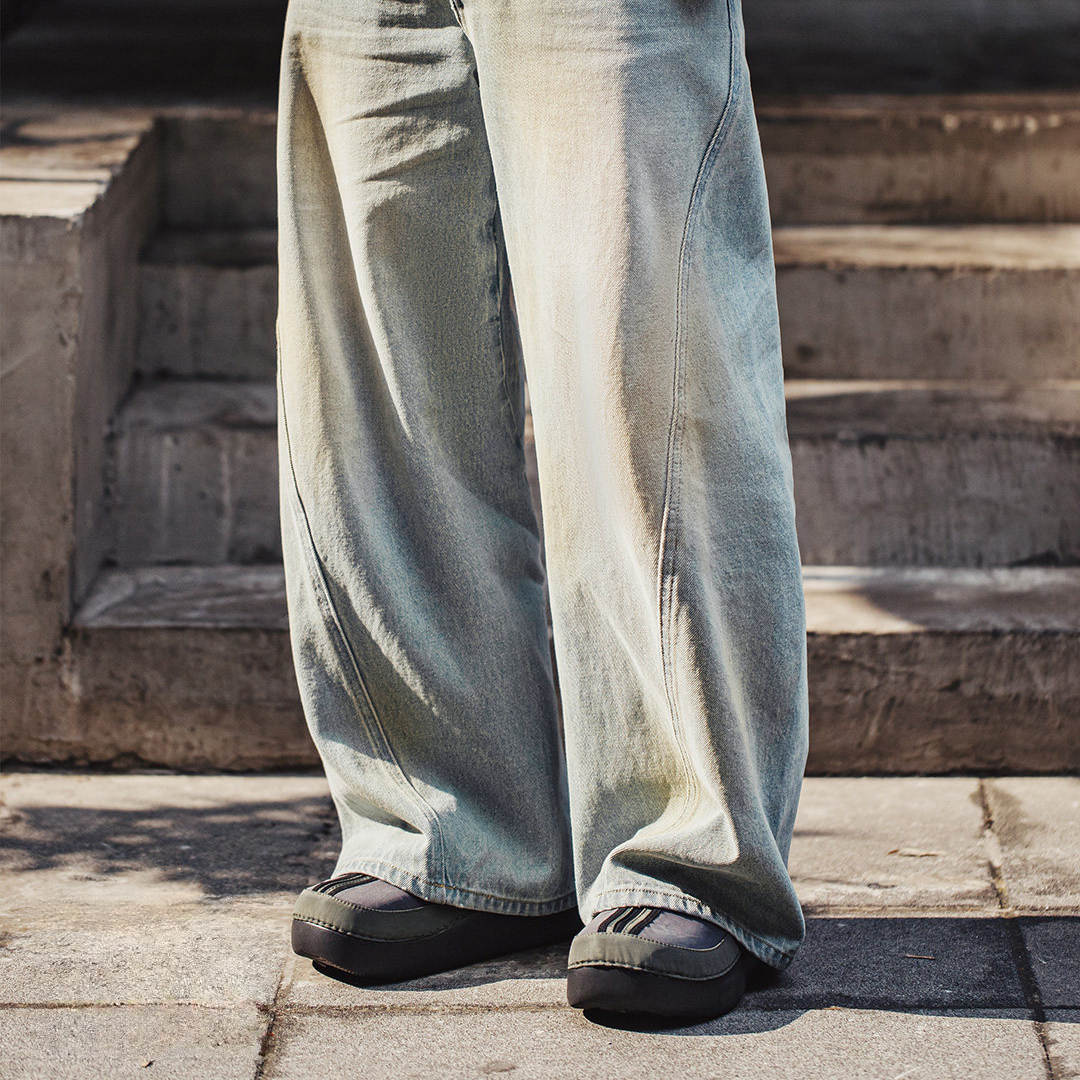 齊柏林飛艇2026新款半拖鞋厚底增高男款包頭涼拖鞋外穿廚師鞋