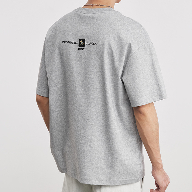 小馬卡通簡約百搭圓領短袖t恤男夏季2026新款半袖體恤上衣潮