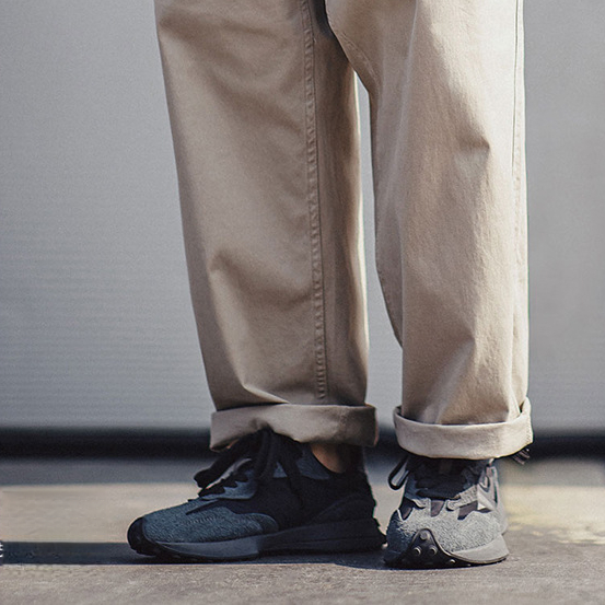 復古黑武士老爹鞋純黑色厚底減震運動休閒百搭鞋子男春季