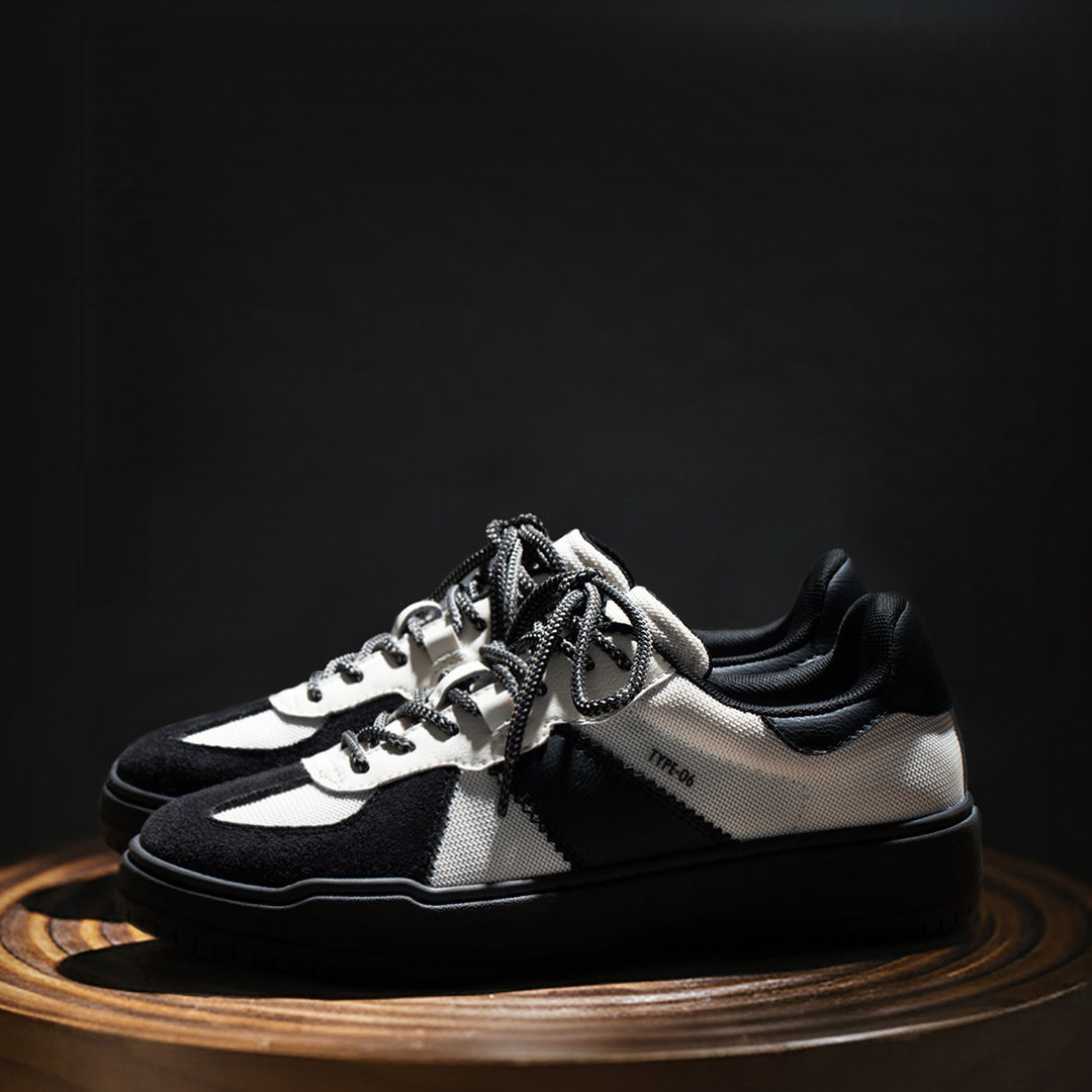 熊貓德訓鞋2026冬季新款復古厚底增高休閒阿甘鞋男士通勤板鞋