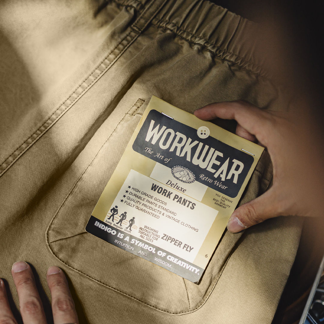 美式復古m51卡其色多口袋休閒褲水洗做舊直筒長褲子男秋