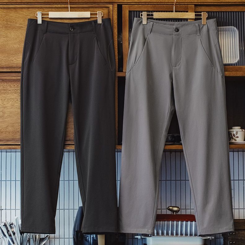美式休閒空氣感easypants薄款休閒褲cleanfit西褲男春夏