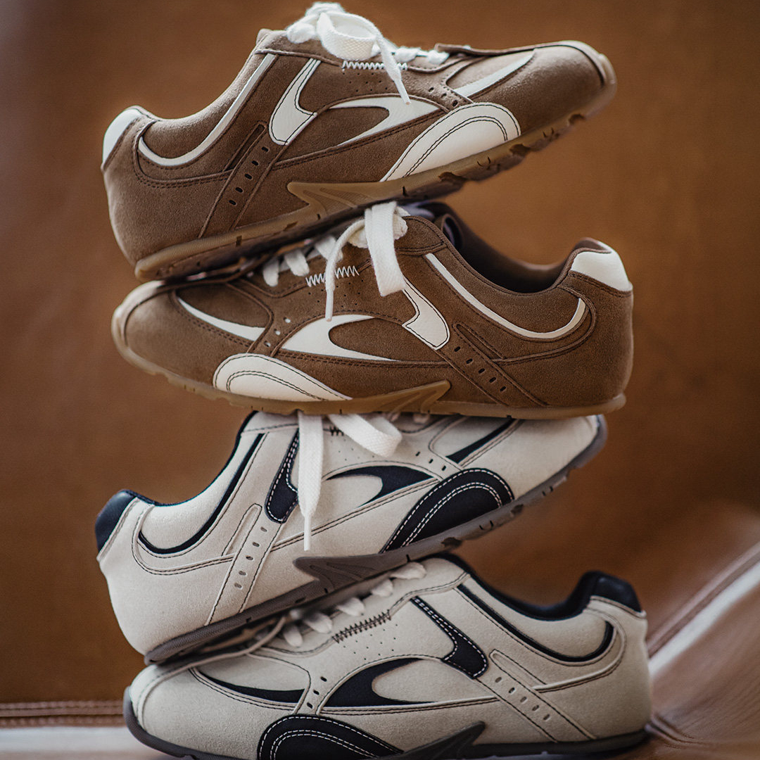 馬登薄底賽車鞋棕咖色經典復古平底德訓鞋休閒阿甘鞋子男款春