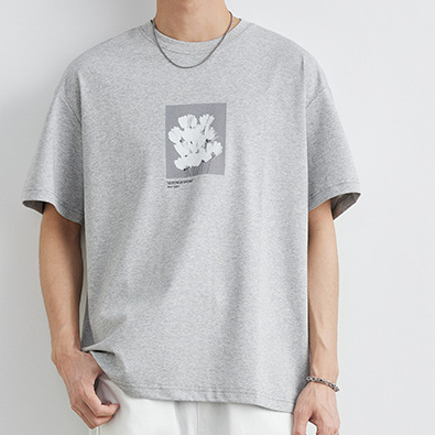 潮流印花冰感索羅娜短袖t恤男夏季2025新款防曬速幹體恤