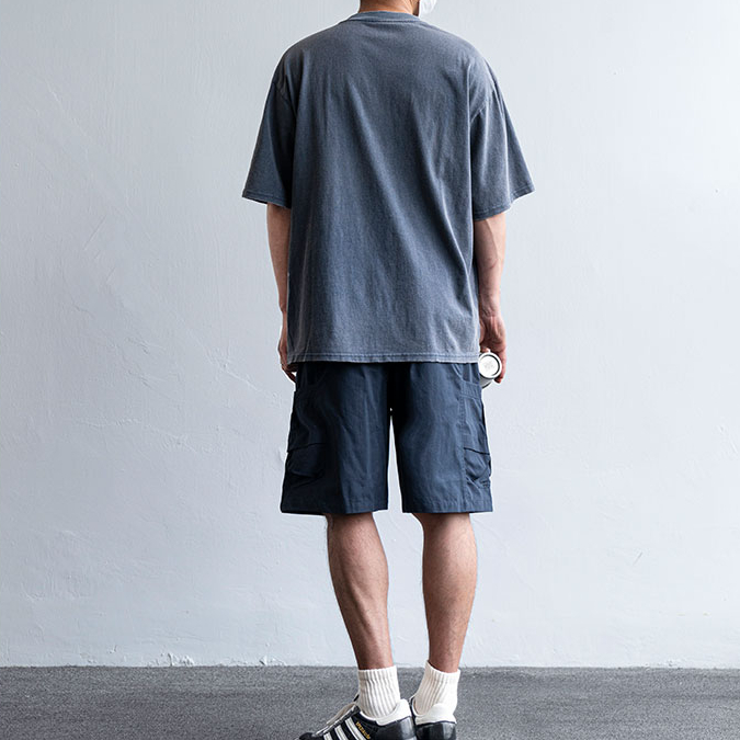 美式街頭潮牌字母刺繡做舊短袖T恤男夏季百搭寬鬆純棉半袖上衣tee