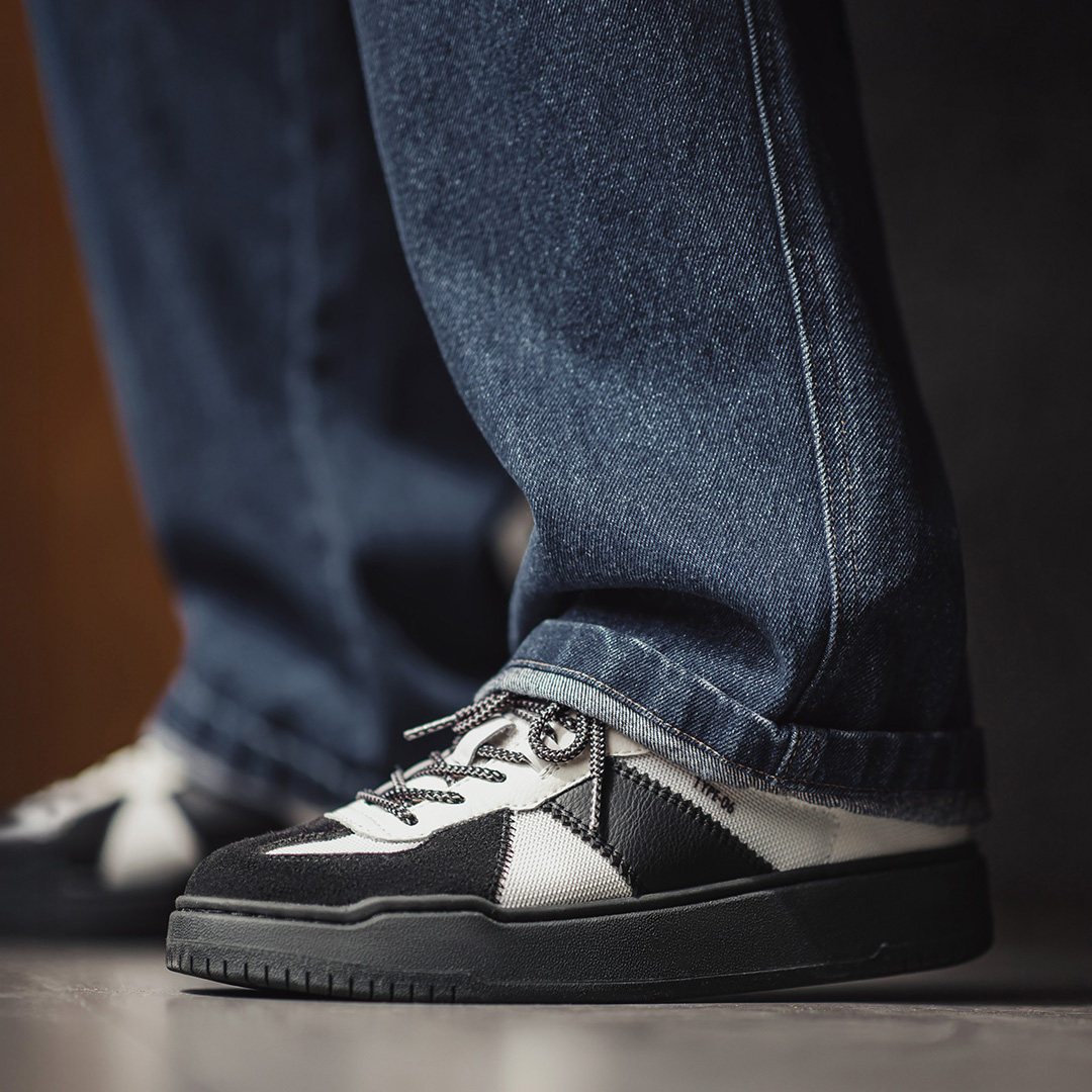 熊貓德訓鞋2026冬季新款復古厚底增高休閒阿甘鞋男士通勤板鞋