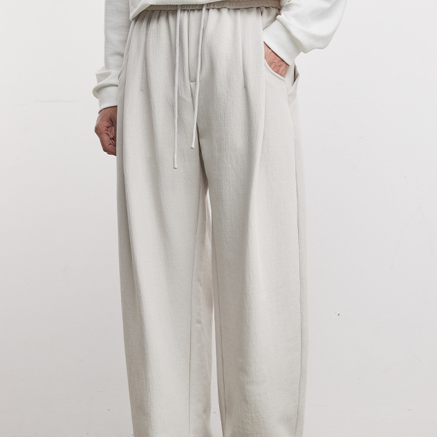 280g復古冰川哈倫褲男士春季新款萊賽爾棉直筒百搭時尚休閒褲