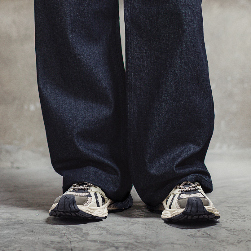 曼哈頓漸變老爹鞋冬季新款男網面波鞋增高厚底復古運動休閒鞋