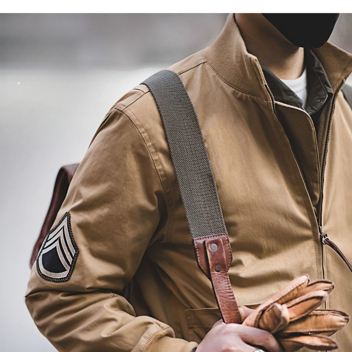 復古vintage狂怒坦克服經典復刻秋冬軍事風土黃色棉衣男