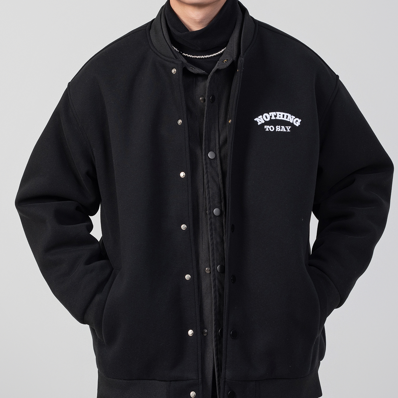 美式潮牌運動飛行員夾克情侶復古立領刺繡寬鬆棒球服男士