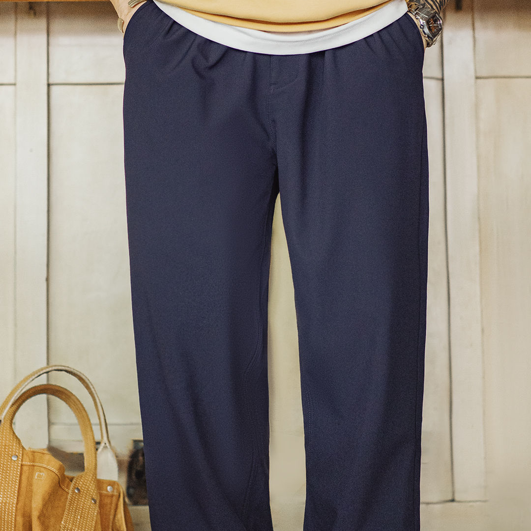 美式Easypants軟殼戶外防水休閒褲加絨束腳長褲子男秋冬