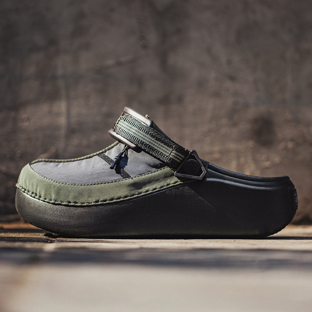 齊柏林飛艇2026新款半拖鞋厚底增高男款包頭涼拖鞋外穿廚師鞋