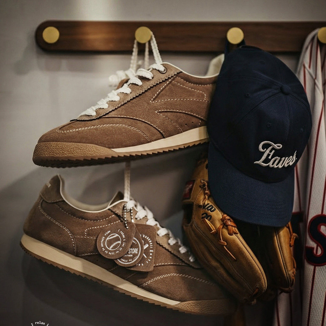 2026冬季新款復古慢跑阿甘德訓鞋男款百搭運動透氣休閒棒球鞋