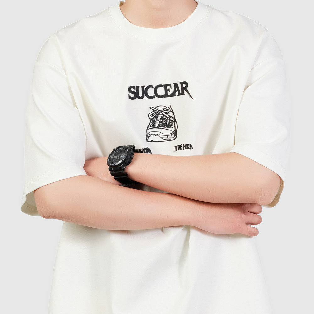 夏季新款220g美式潮流半袖個性印花運動短袖T恤男tee