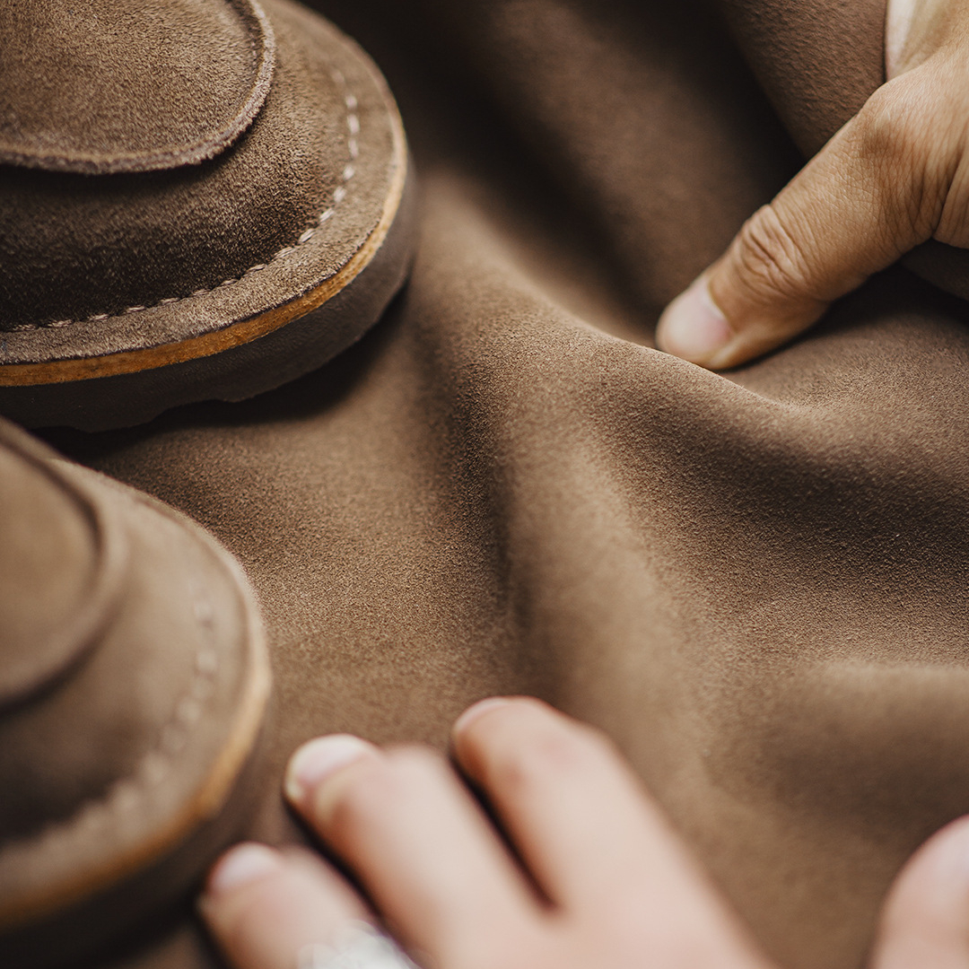 莫卡辛鞋男冬季新款休閒輕便真牛皮美式復古低幫翻毛皮工裝鞋