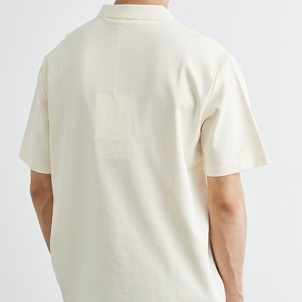 簡約短袖polo衫男夏季2025新款時尚拼接寬鬆休閒半袖t恤