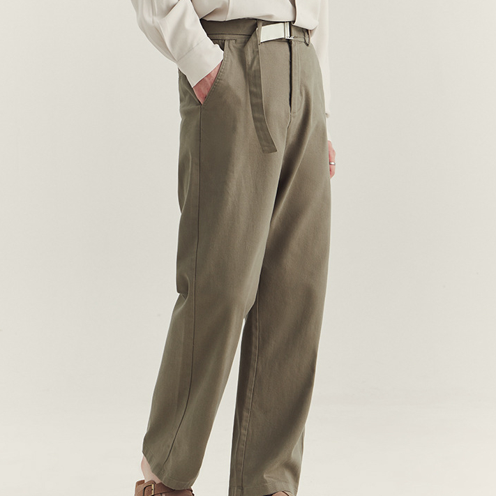 秋季褲子男休閒褲高級感寬鬆直筒時尚百搭長褲