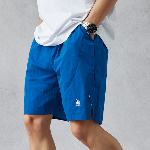 美式潮牌戶外工裝速乾運動短褲男夏季寬鬆休閒直筒五分褲