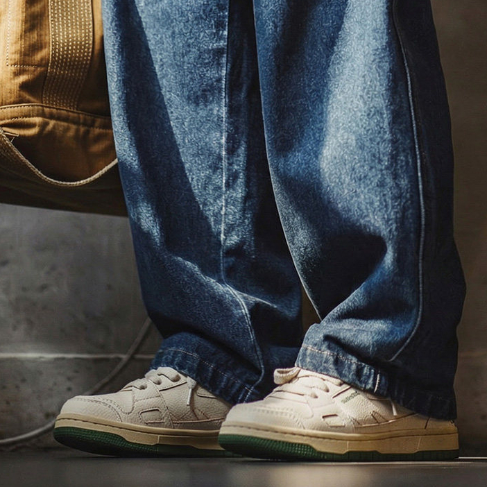 烏托邦休閒復古板鞋男2026新款百搭高級感軟底低幫潮鞋小白鞋