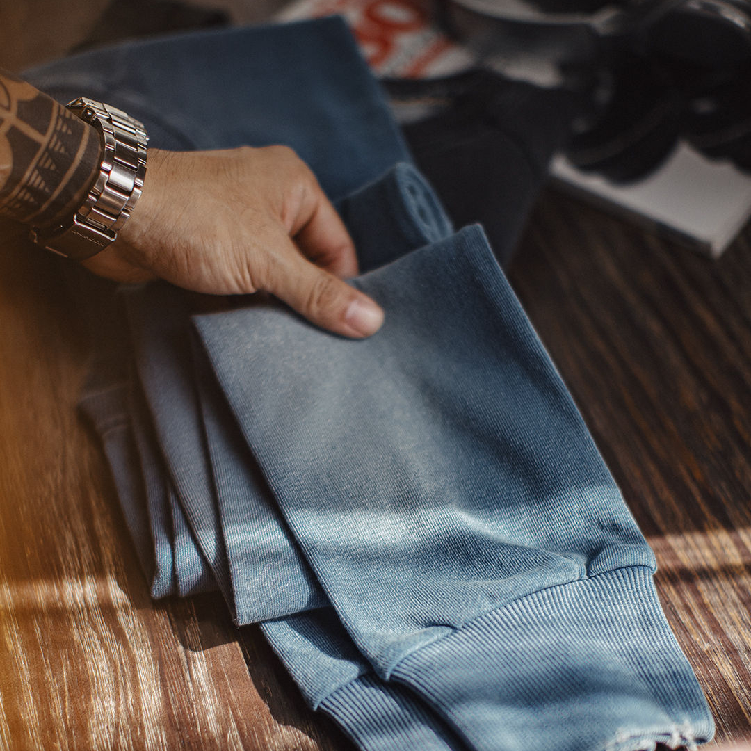 美式仿衛衣圍巾披肩兩用日系復古藍色保暖圍脖搭肩男秋冬