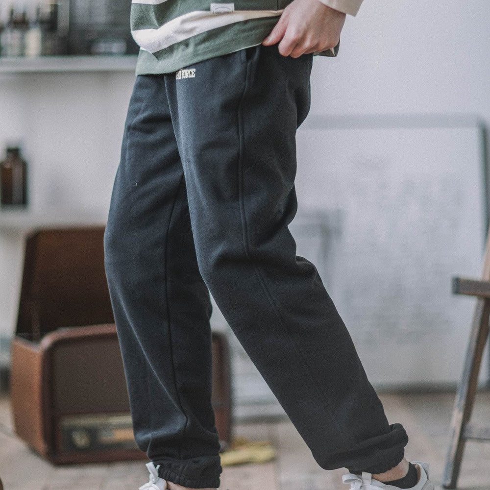 阿美咔叽軍事風衛褲男 純棉水洗束腳運動休閑褲子春