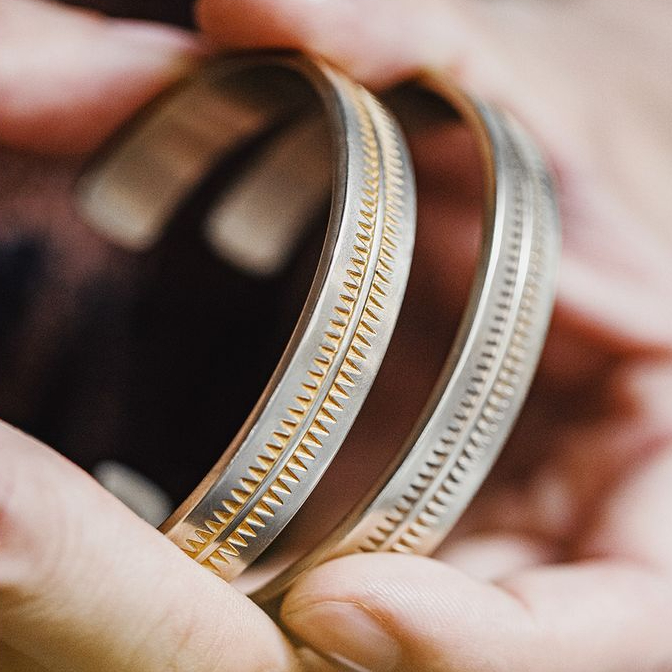 美式復古納瓦霍半環式手鐲印第安開口白銅手環配飾品男女