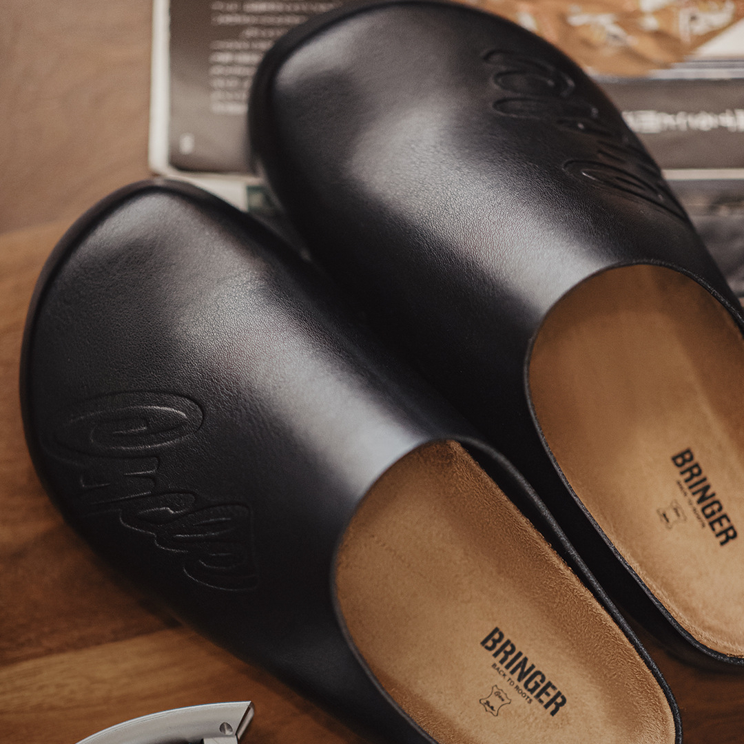 夏季新款男士穆勒鞋極簡包頭半拖老錢風一腳蹬休閒軟木底拖鞋