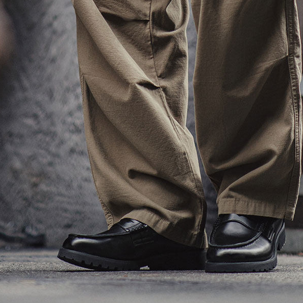 復古老錢風樂福鞋2026冬季新款莫卡辛方頭通勤休閒皮鞋一腳蹬