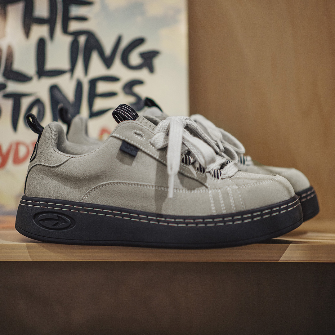 美式灰色復古厚底板鞋小眾增高翻毛皮休閒鞋低幫滑板鞋男士