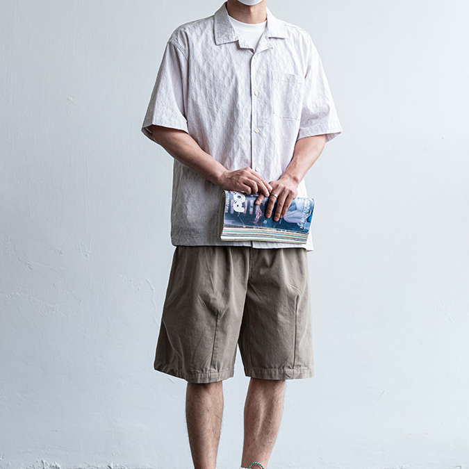 美式街頭潮牌工裝休閒短褲男士夏季寬鬆純棉大口袋直筒五分褲中褲