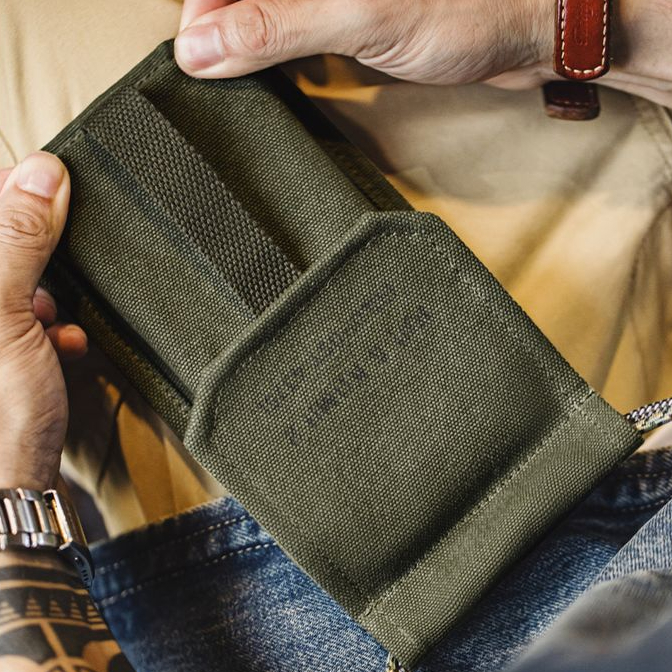 M-16軍綠色小挎包野戰小包休閒手機包單件斜挎包男便攜