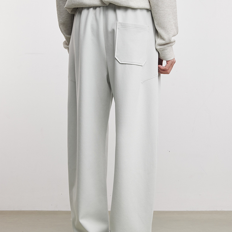 垂感寬鬆時尚休閒褲春季新款男士高級感長褲時尚百搭通勤褲子