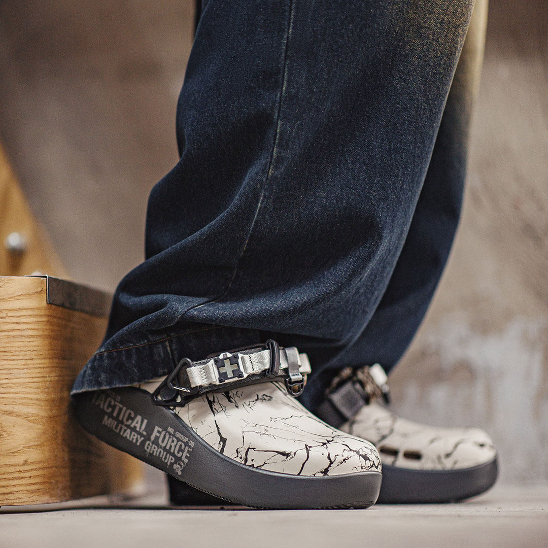 洞洞鞋男款2026春季新款戶外包頭半托兩穿涼拖鞋勃肯廚師鞋子