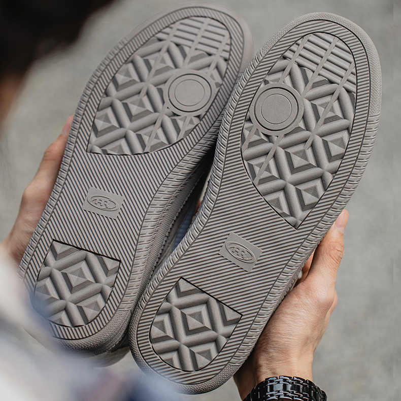 海鹽藍厚底板鞋男春夏透氣網面拼接少年感Cleanfit運動休閒鞋