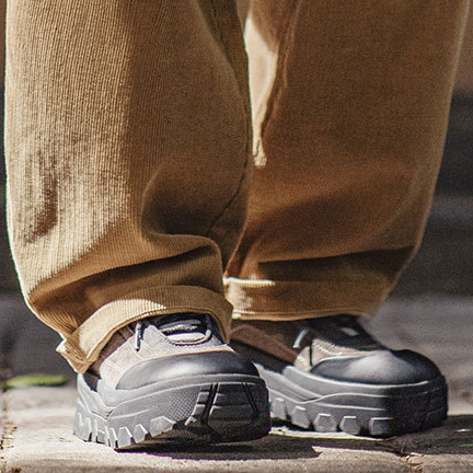 復古山系鞋冬季新款男士厚底百搭潮鞋增高軟底小衆運動休閒鞋