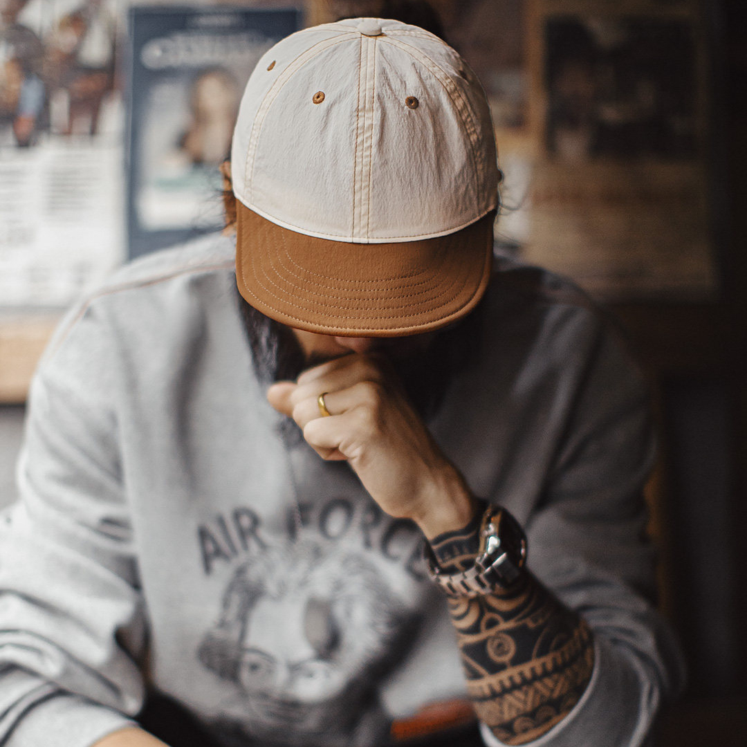 美式棒球帽跑步遮陽復古戶外透氣通勤短檐鴨舌帽子男款夏