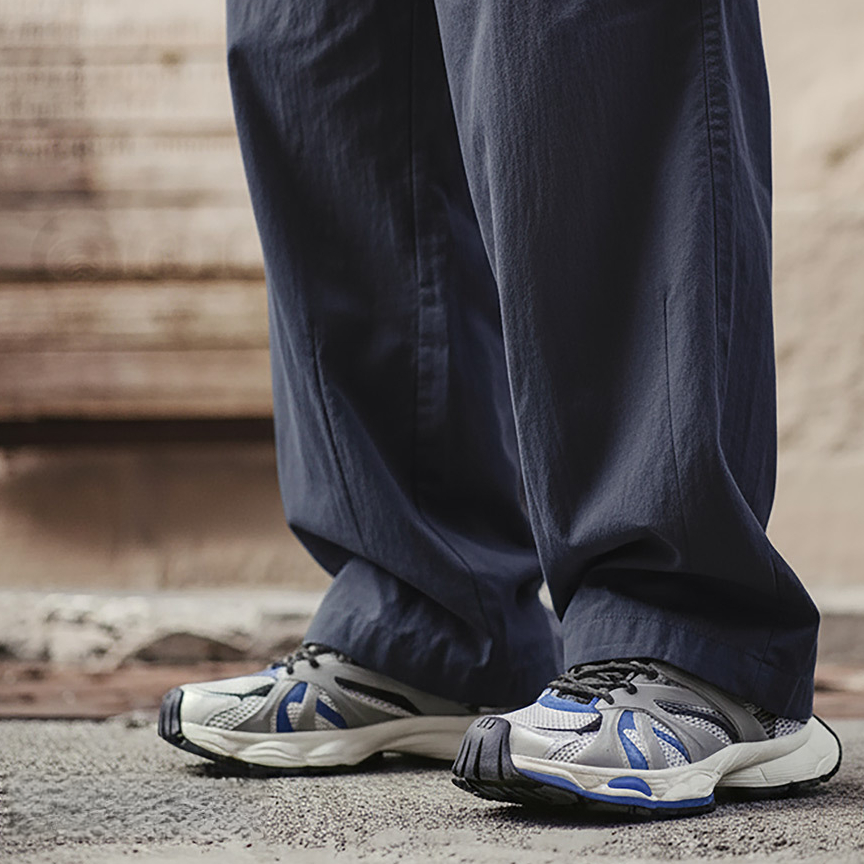 曼哈頓2025秋季新款高級感復古潮流老爹鞋百搭厚底運動休閒鞋