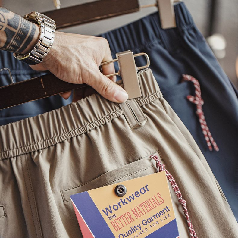 美式休閒Easypants戶外防水軟殼束腳褲休閒長褲子男春