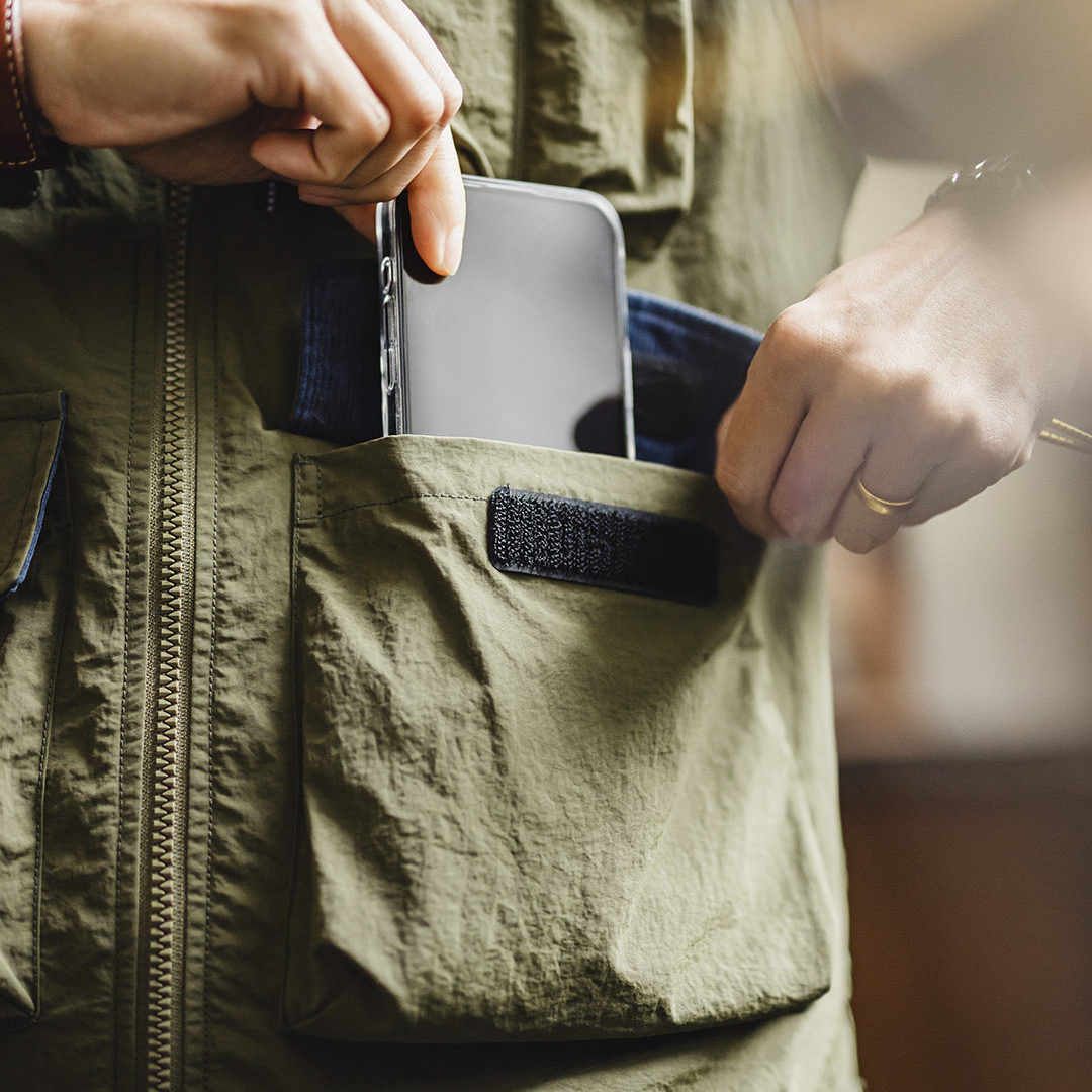 美式山系戶外馬甲軍綠色gorpcore輕薄背心徒步外套男款春